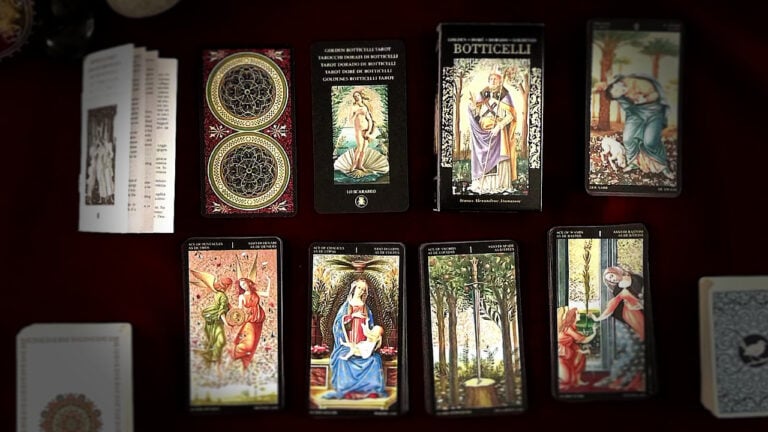 Golden Botticelli Tarot: Renaissance Art Meets Magic